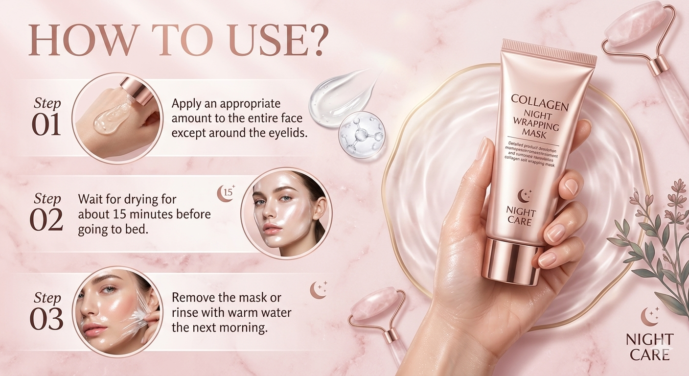 Collagen Overnight Peel-Off Face Mask – Hydrating & Firming