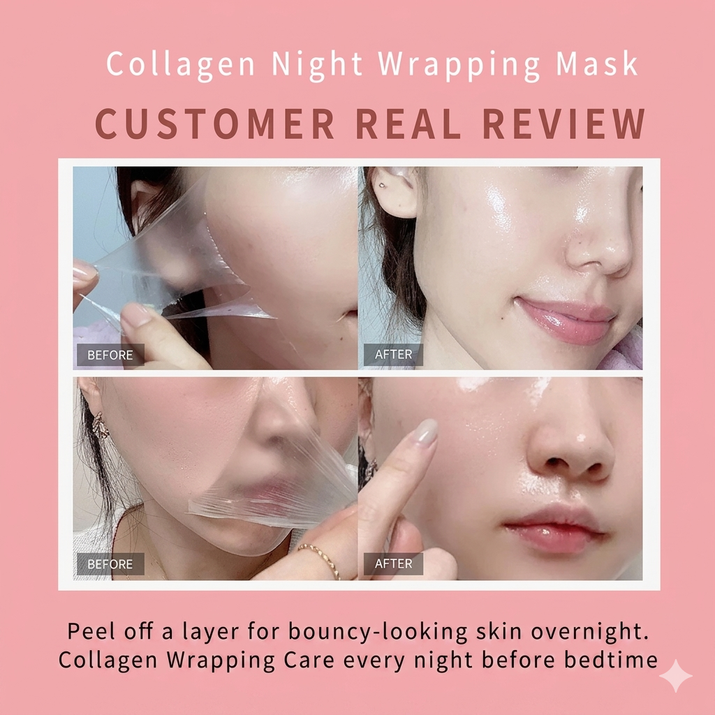Collagen Overnight Peel-Off Face Mask – Hydrating & Firming