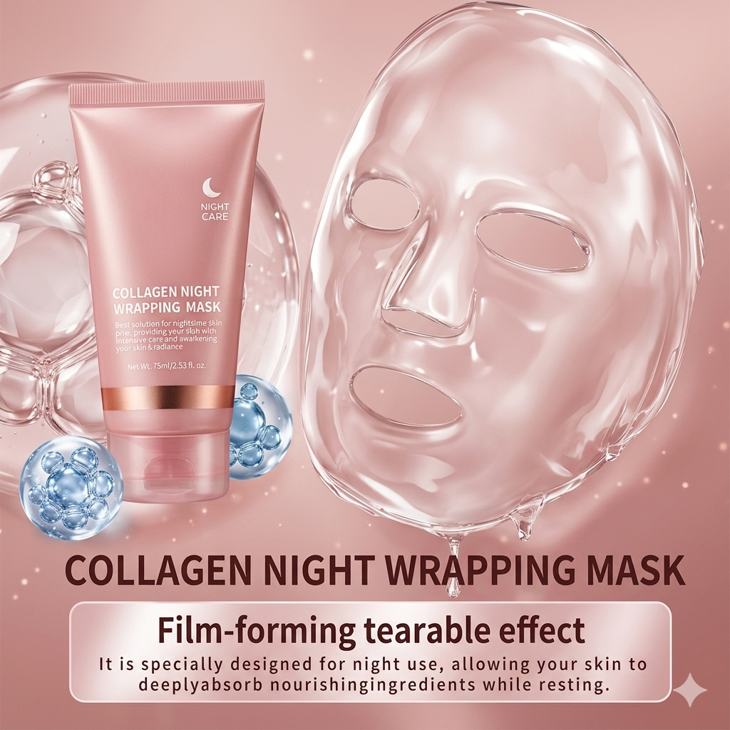 Collagen Overnight Peel-Off Face Mask – Hydrating & Firming