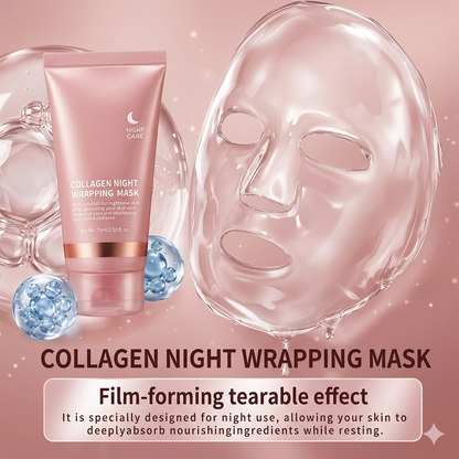 Collagen Overnight Peel-Off Face Mask – Hydrating & Firming